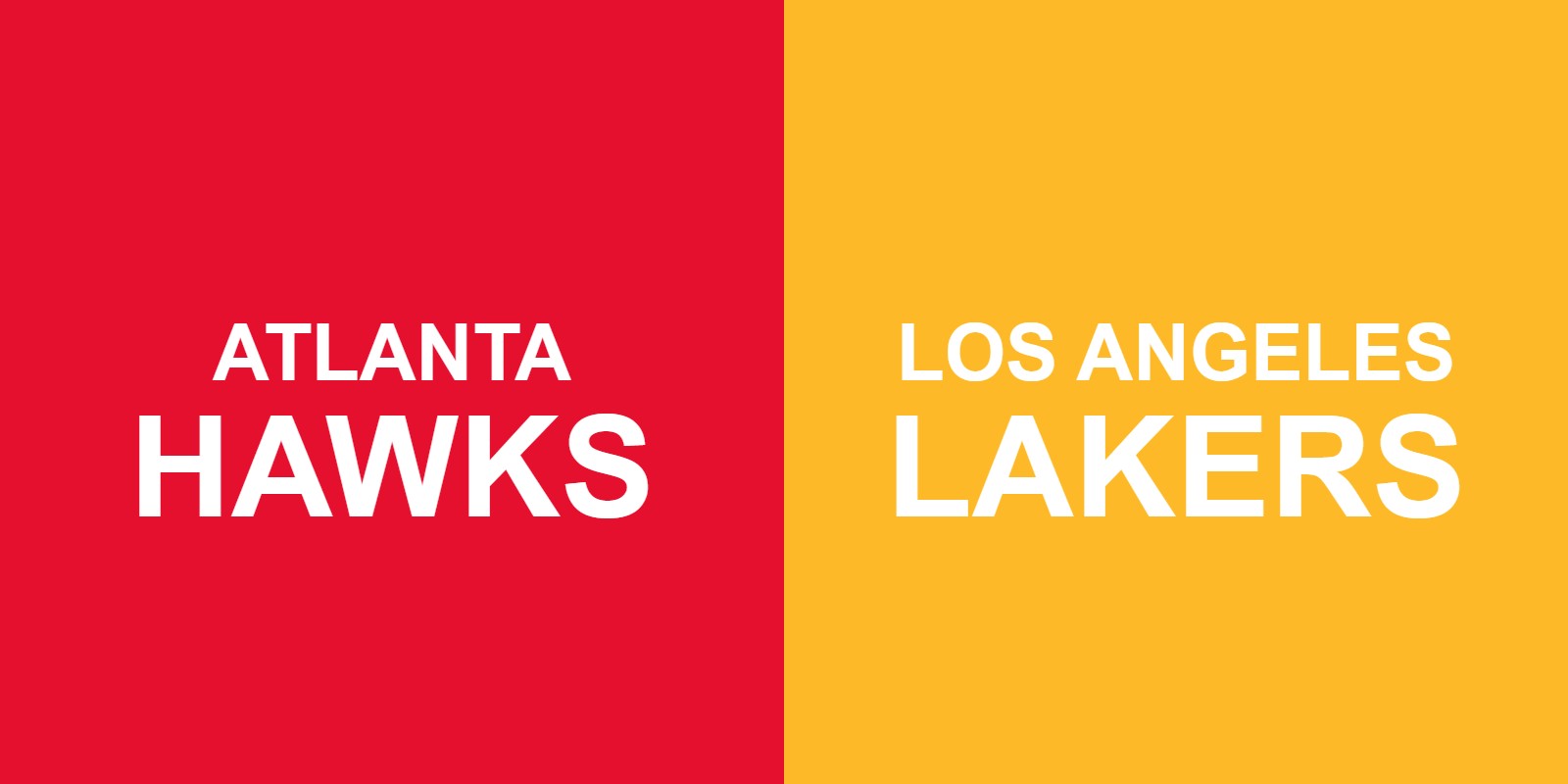 Hawks vs Lakers