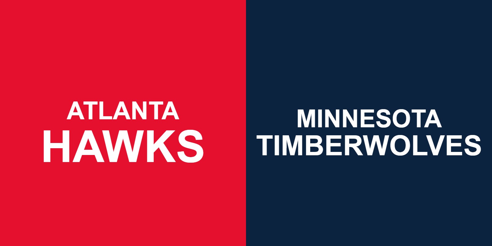 Hawks vs Timberwolves