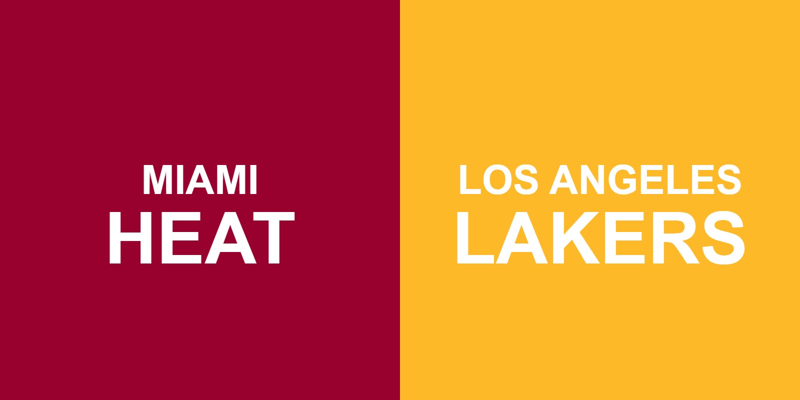 Heat vs Lakers