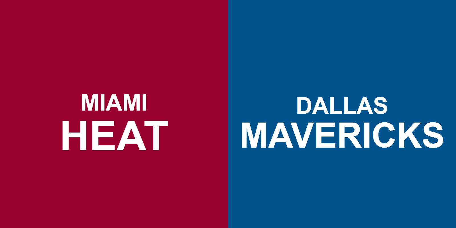 Heat vs Mavericks