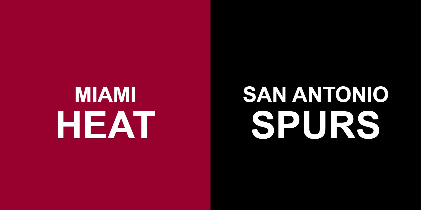 Heat vs Spurs