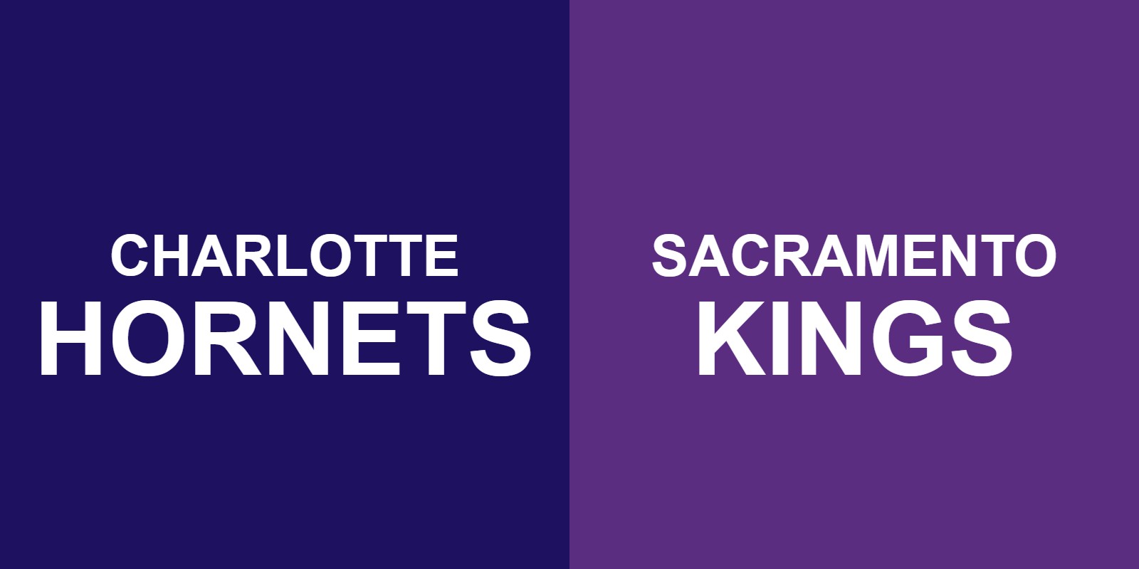 Hornets vs Kings