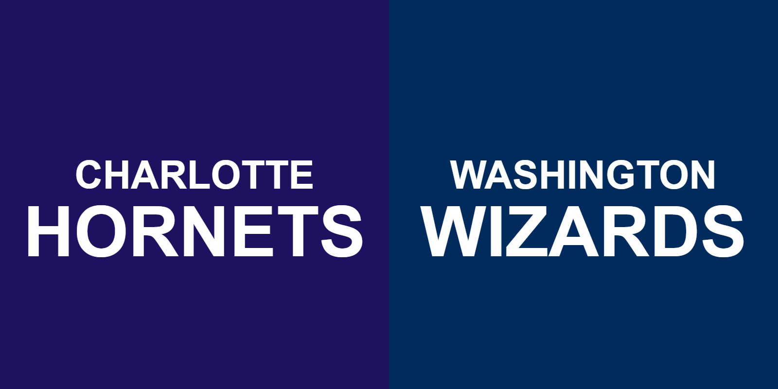 Hornets vs Wizards