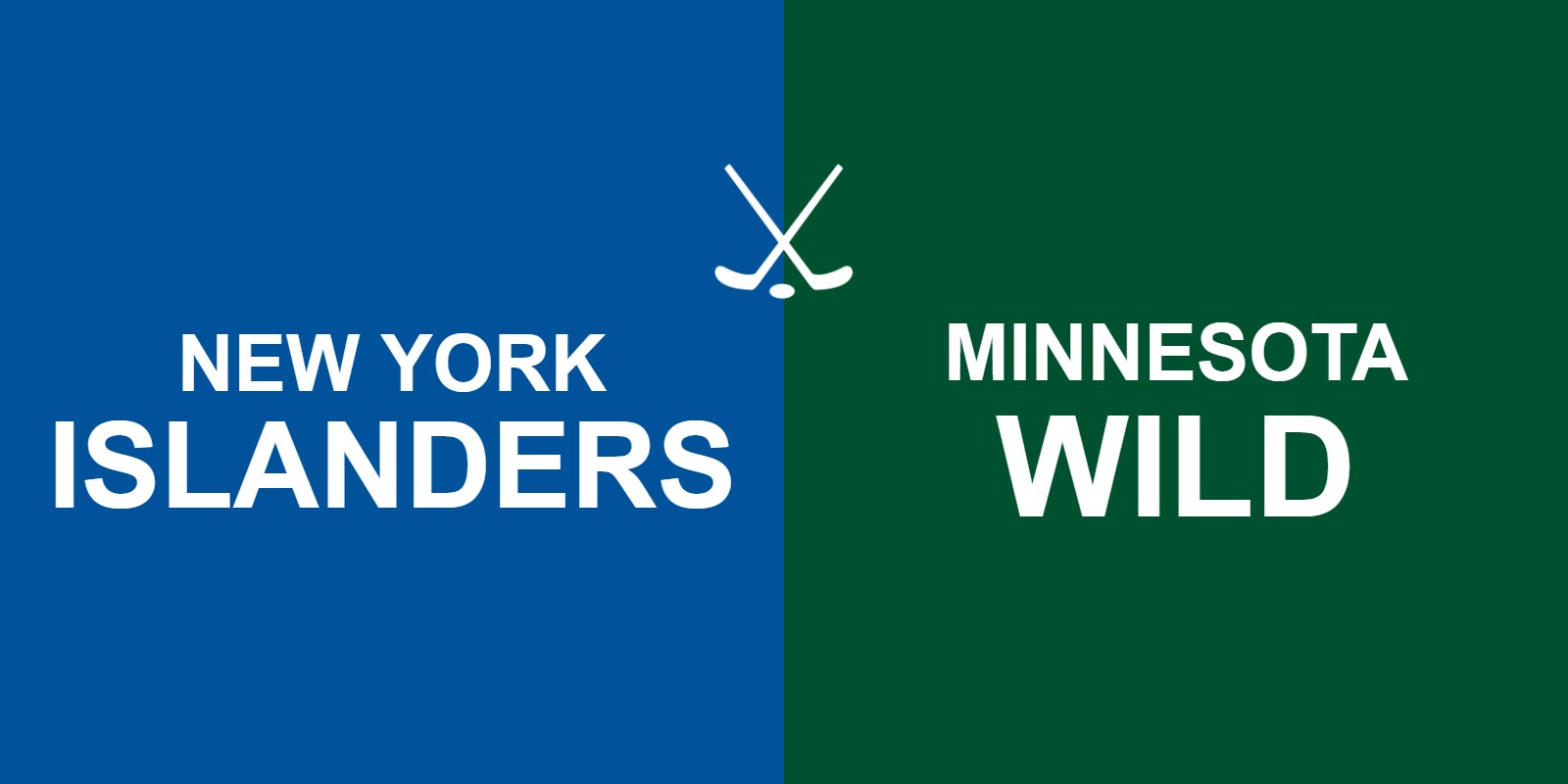 Islanders vs Wild