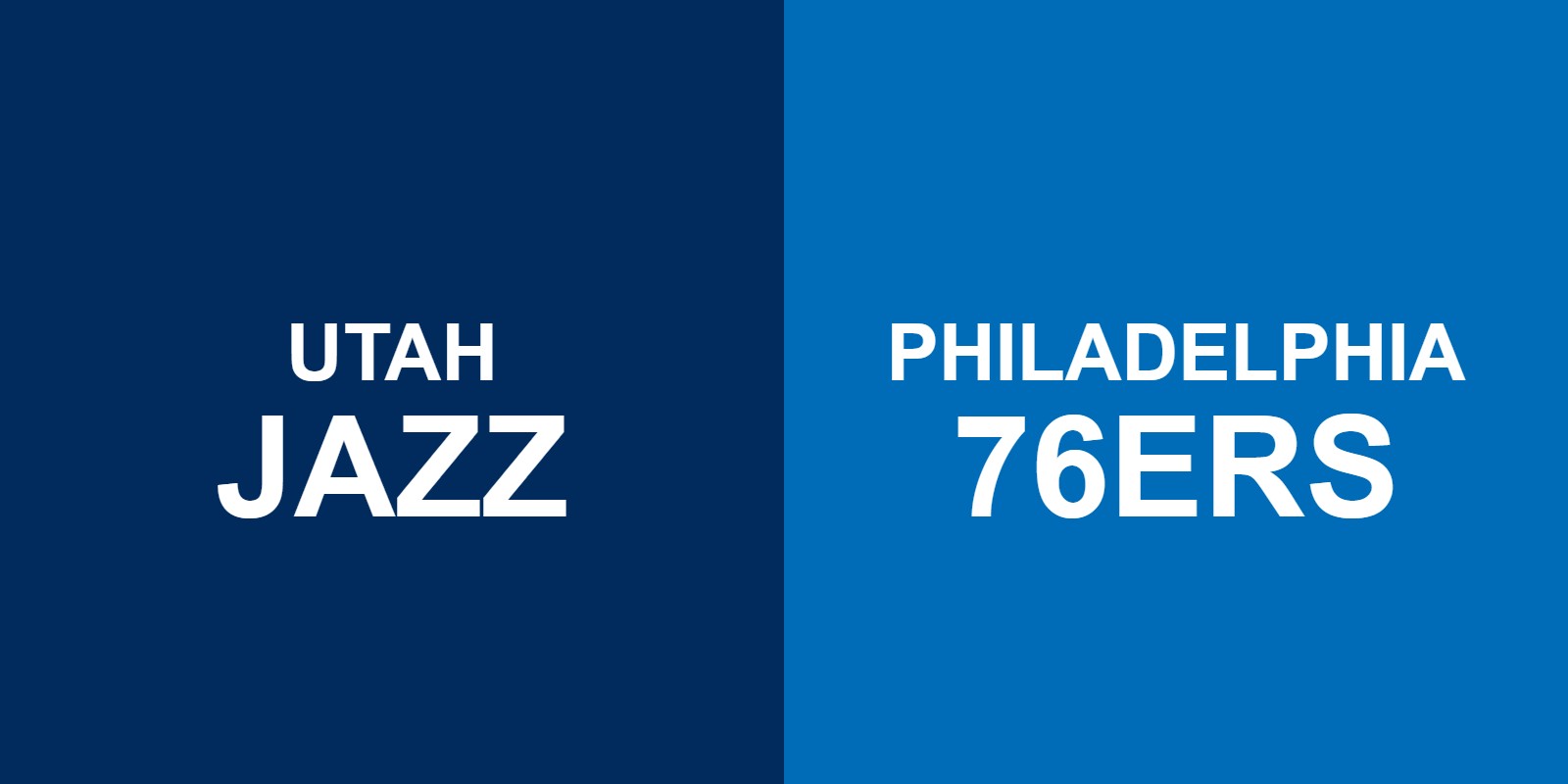 Jazz vs 76ers