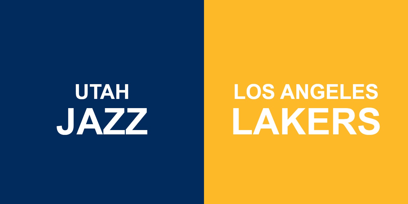 Jazz vs Lakers