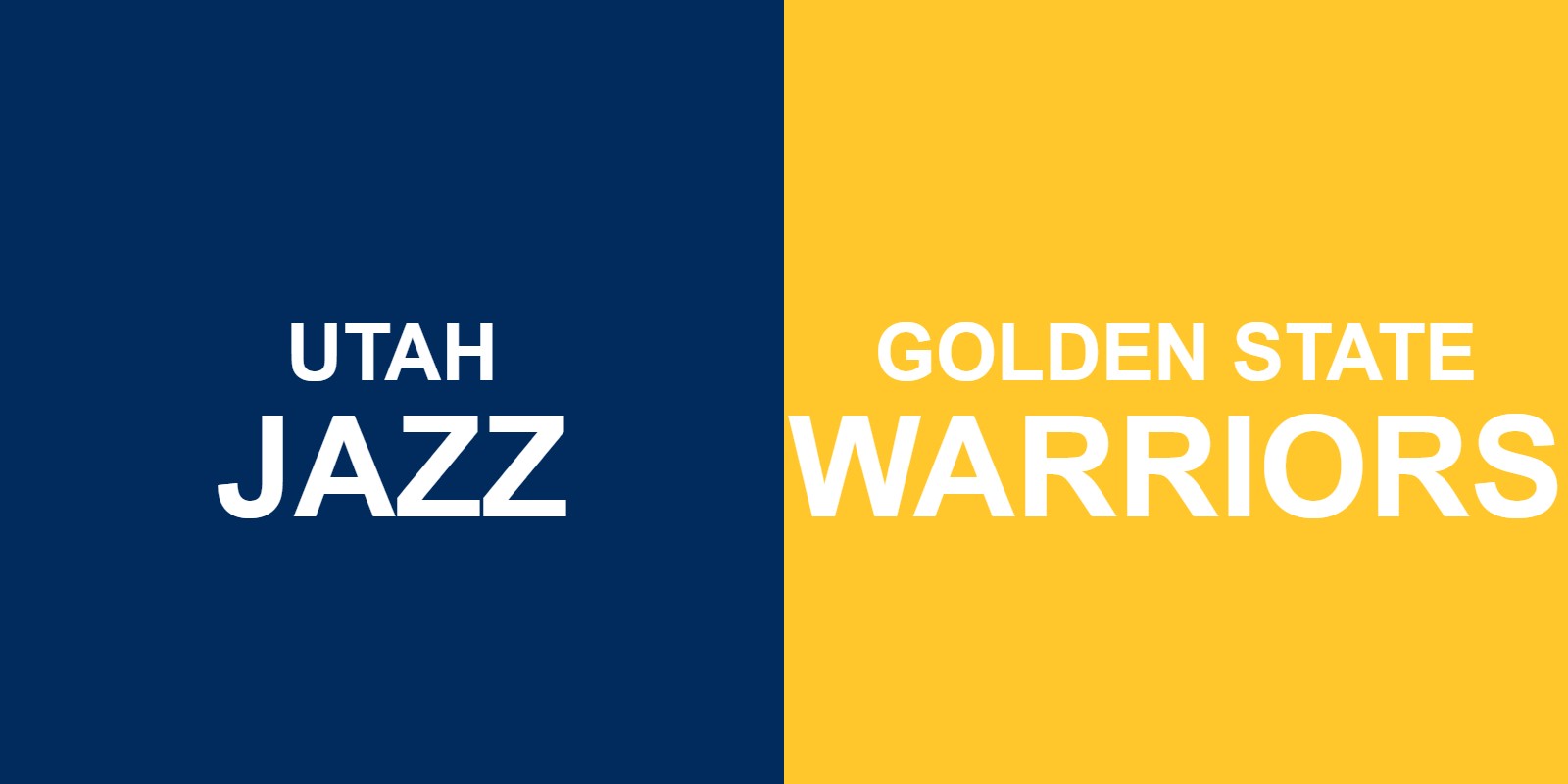 Jazz vs Warriors
