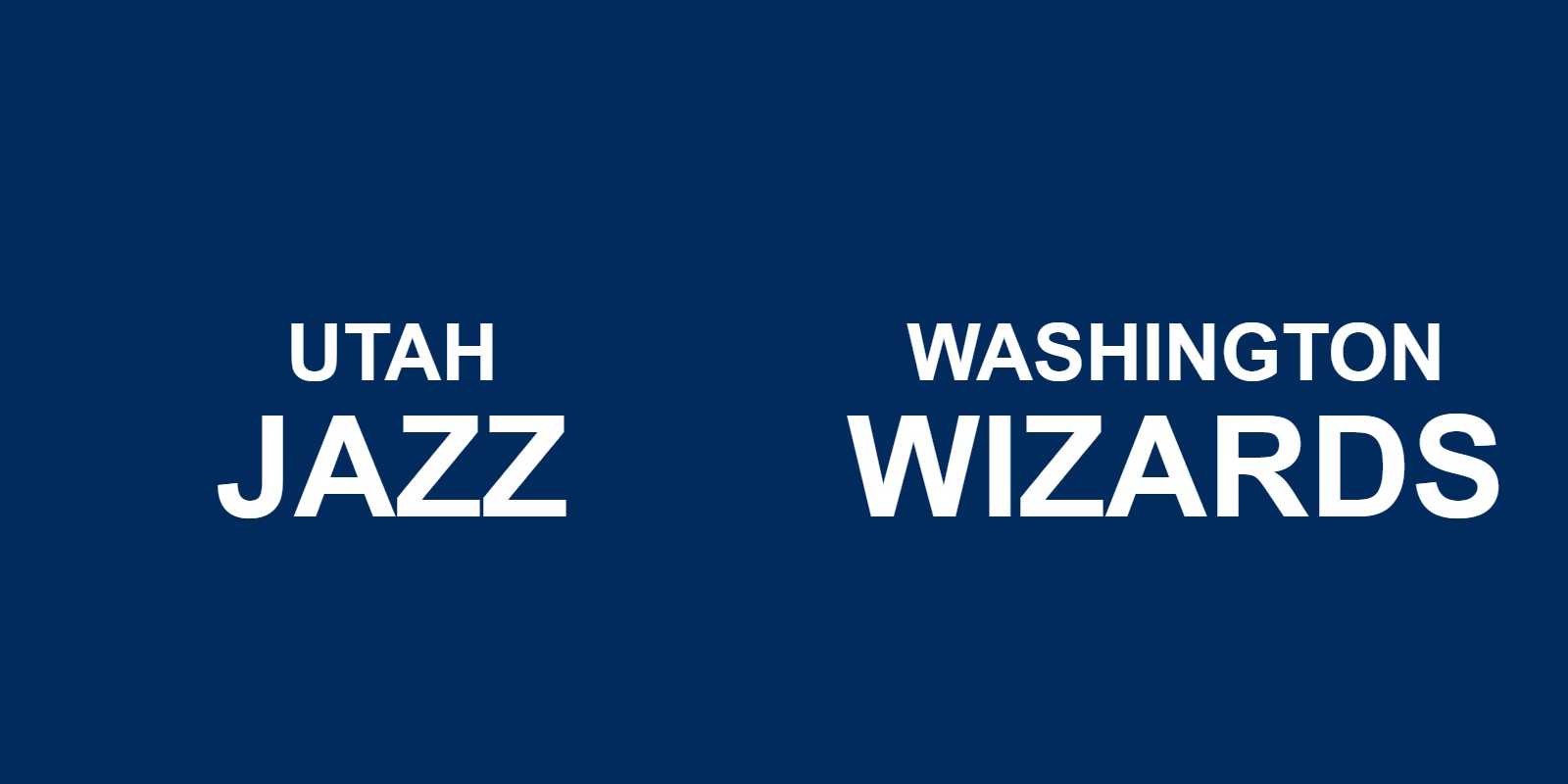 Jazz vs Wizards
