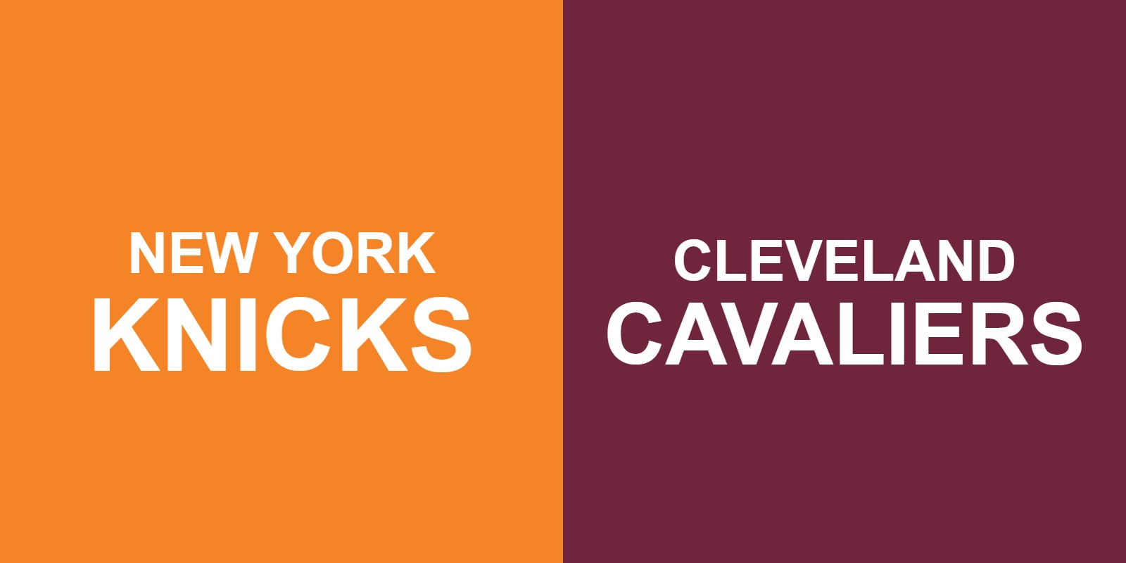 Knicks vs Cavaliers