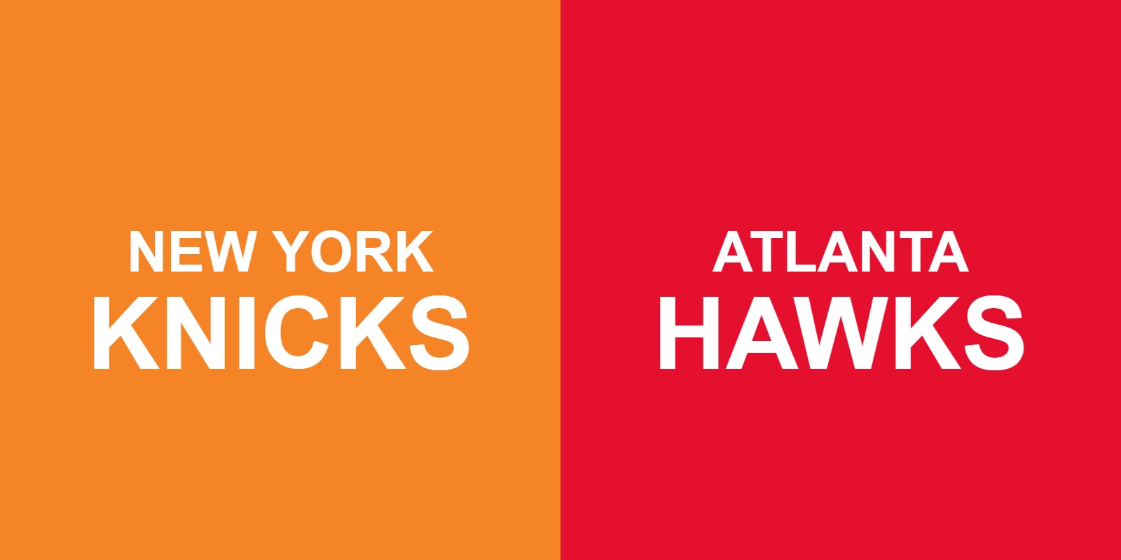 Knicks vs Hawks