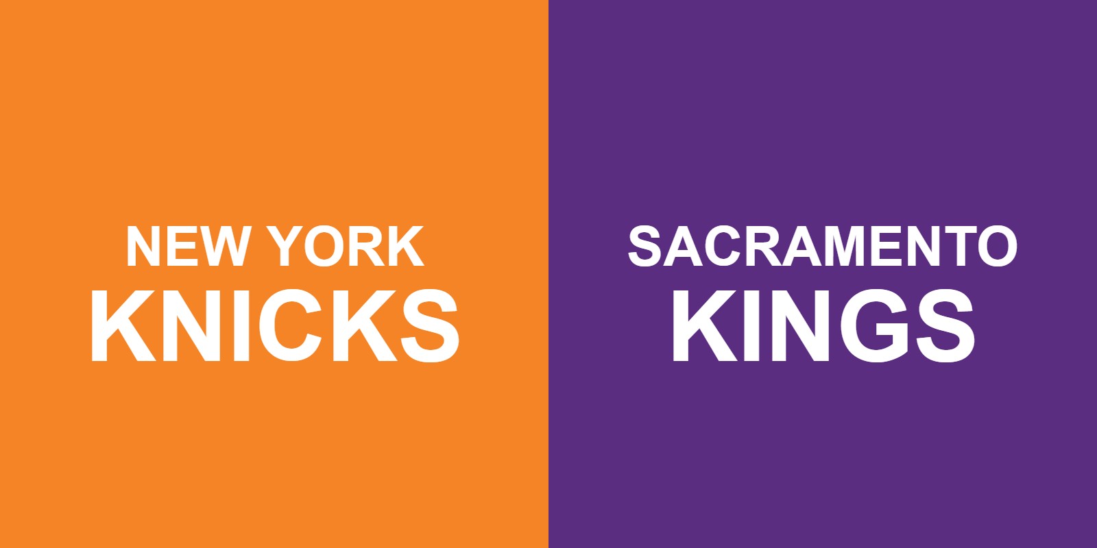 Knicks vs Kings