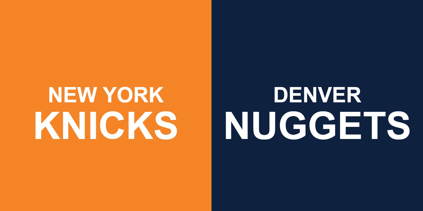 Knicks vs Nuggets