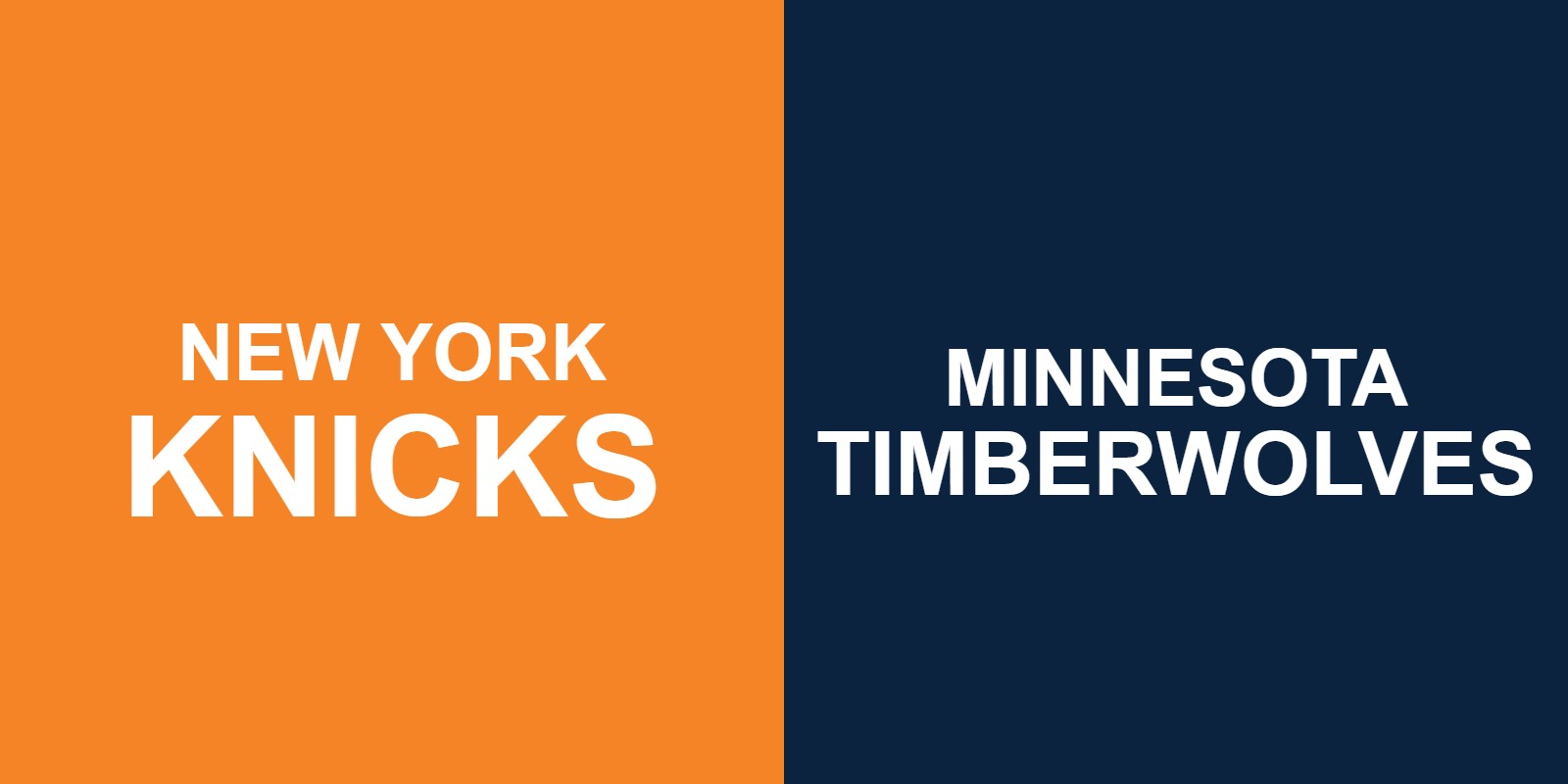 Knicks vs Timberwolves
