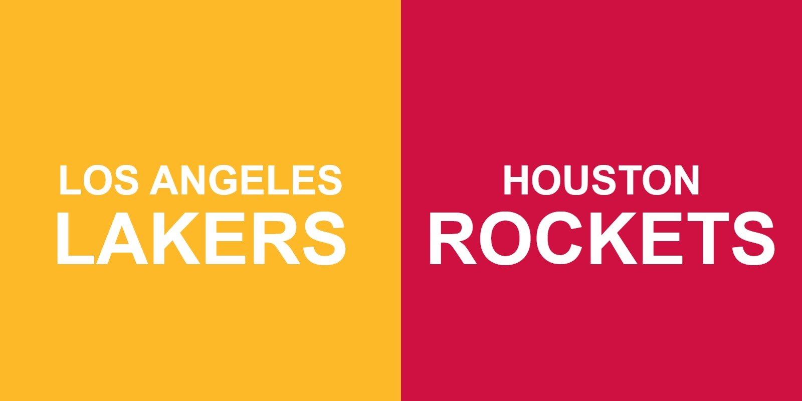 Lakers vs Rockets Tickets
