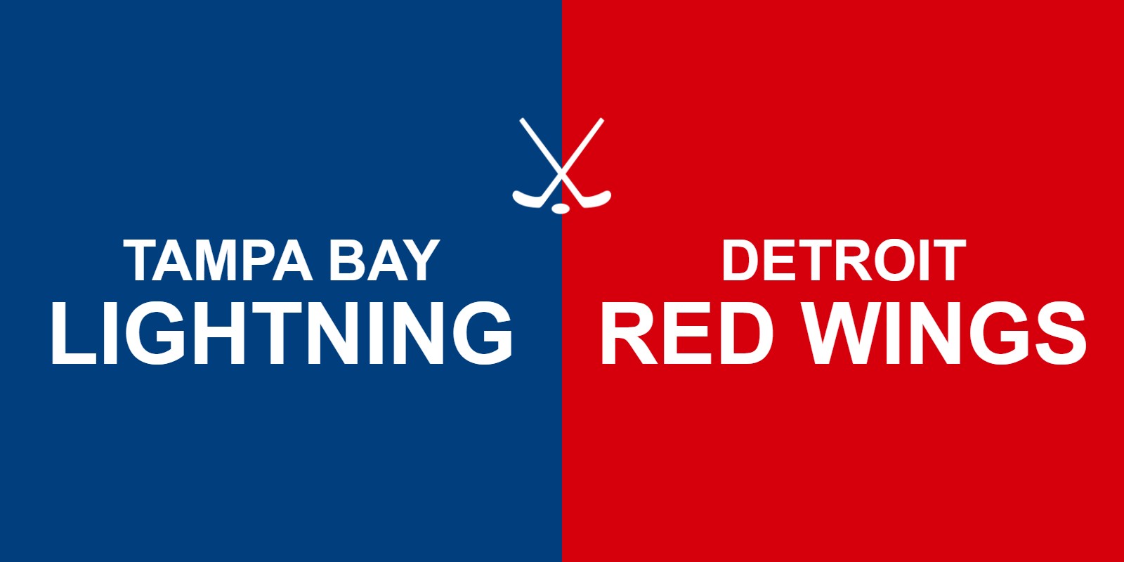 Lightning vs Red Wings