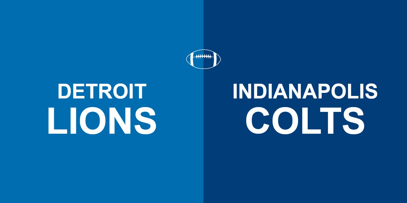 Lions vs Colts
