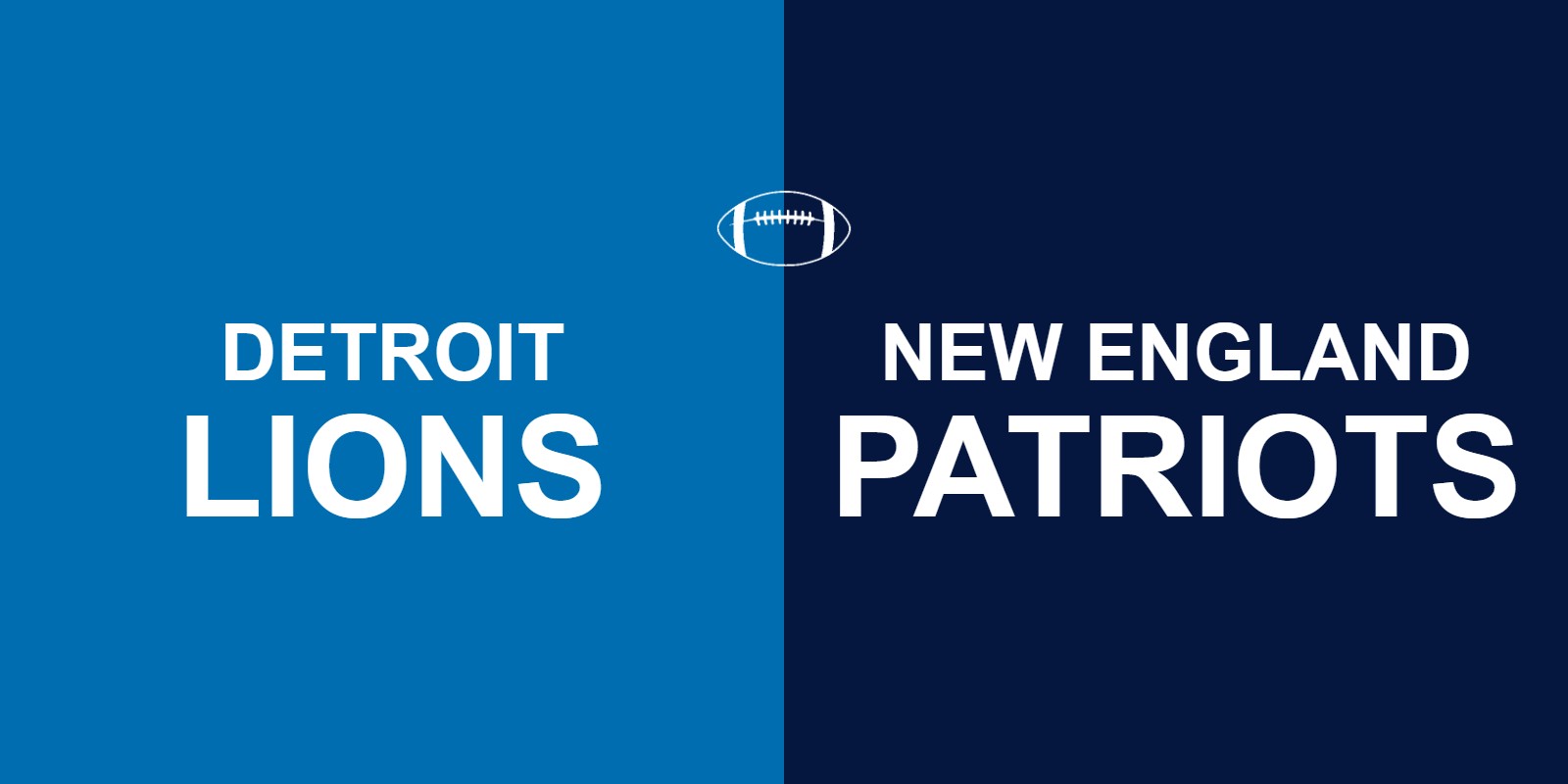 Lions vs Patriots