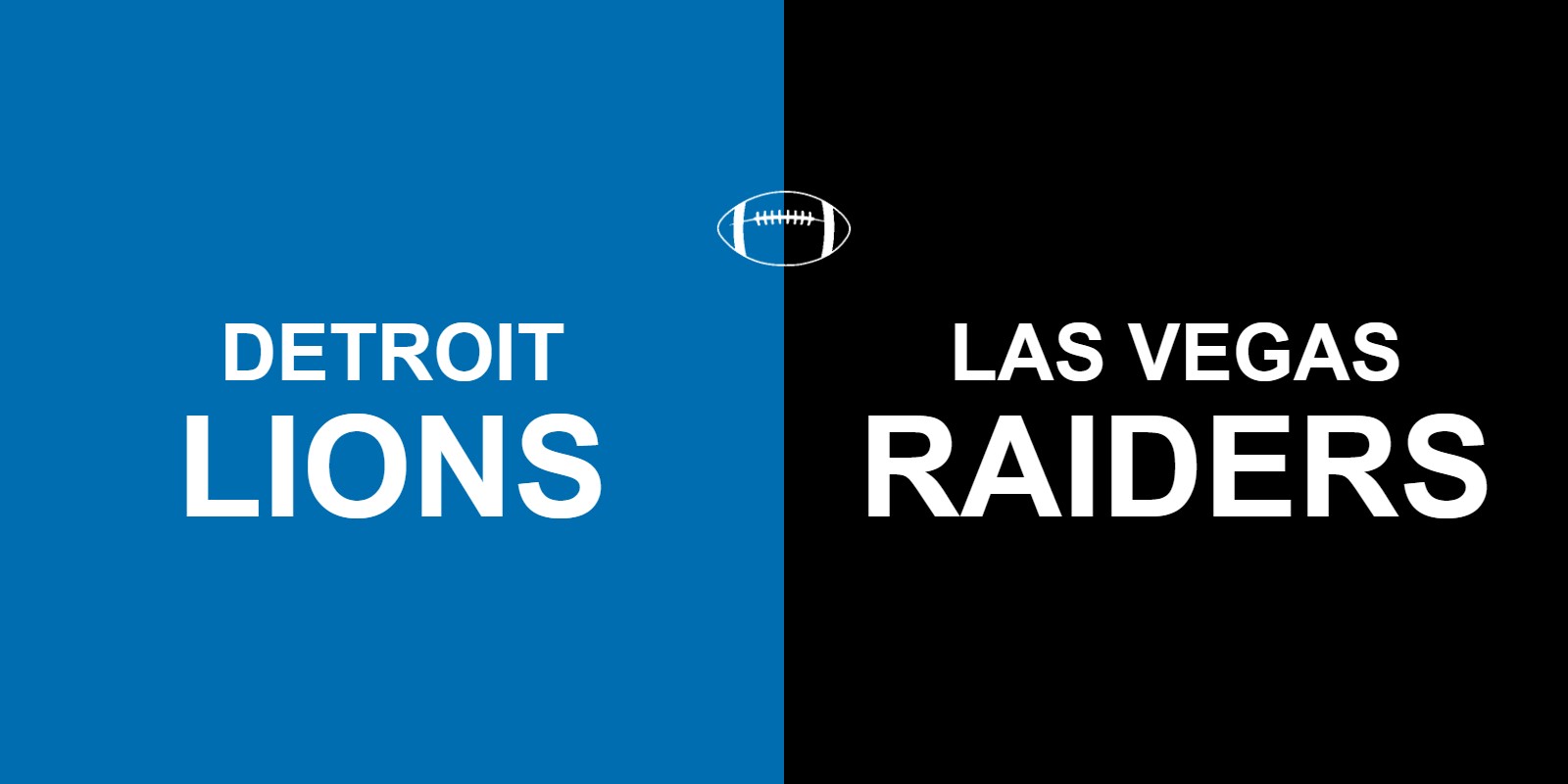 Lions vs Raiders