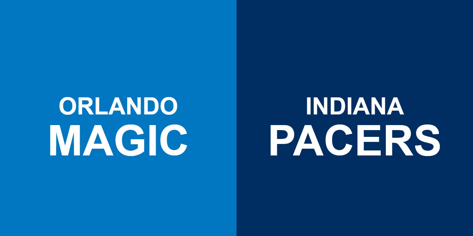 Magic vs Pacers