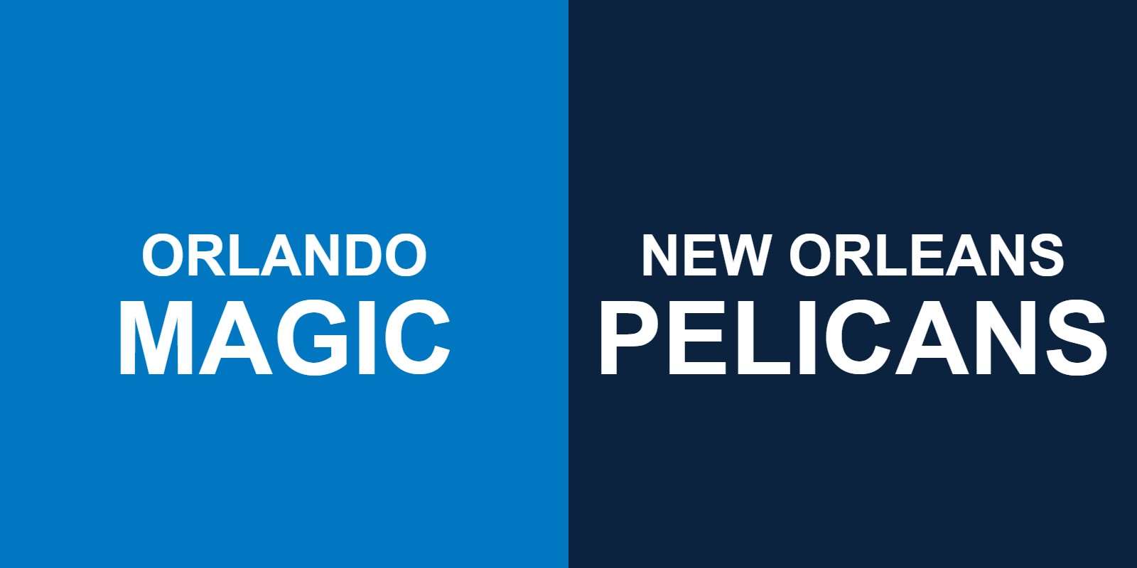 Magic vs Pelicans