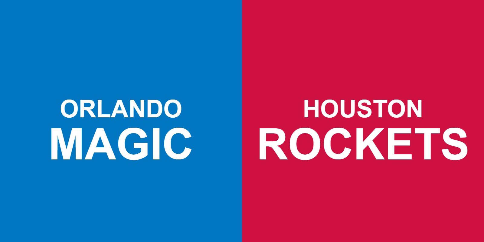 Magic vs Rockets