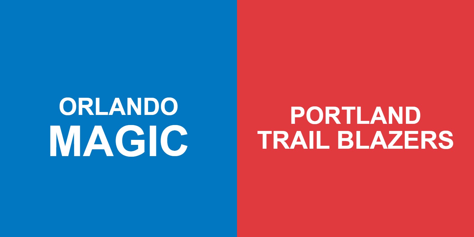 Magic vs Trail Blazers Tickets