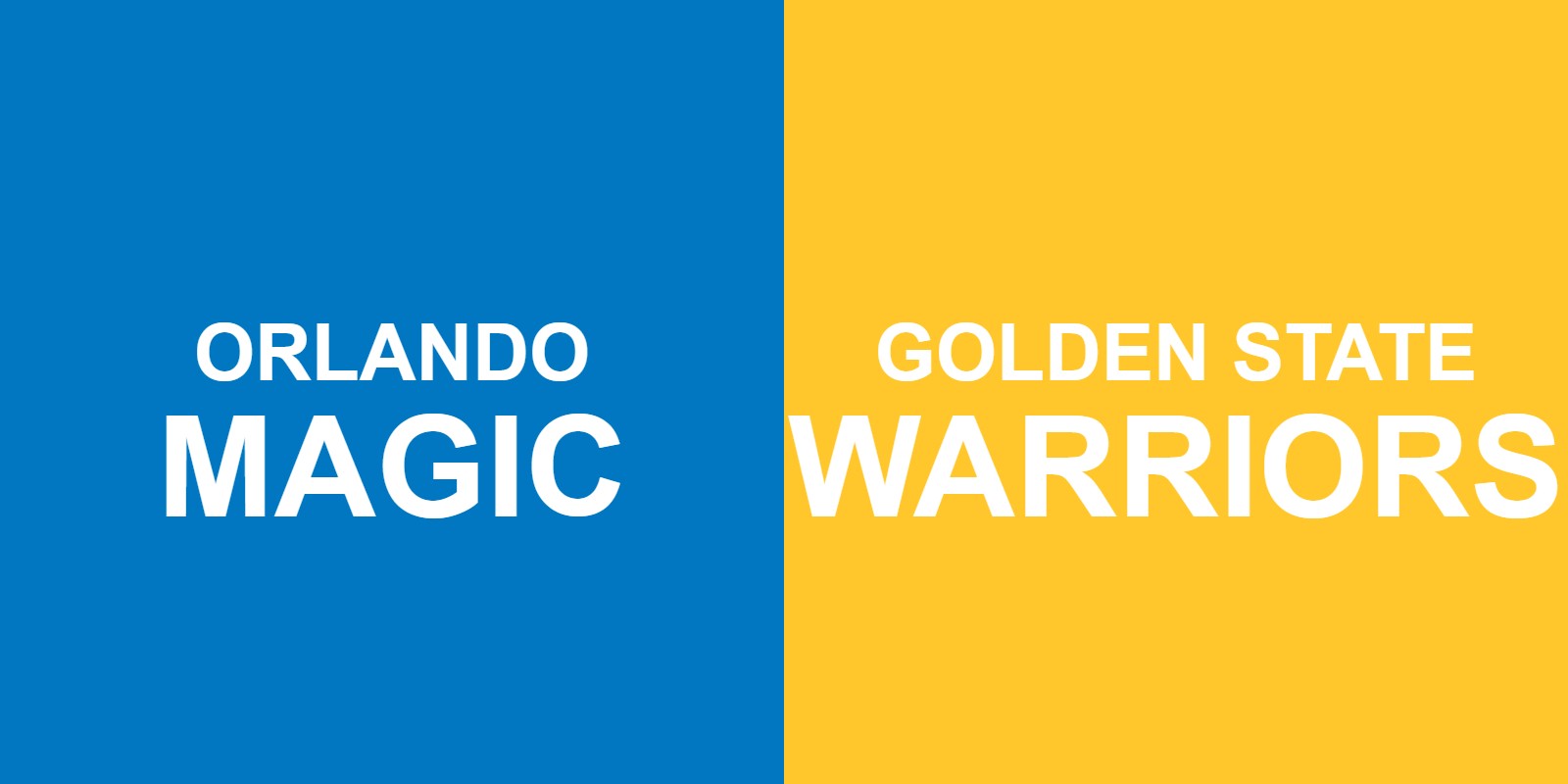 Magic vs Warriors