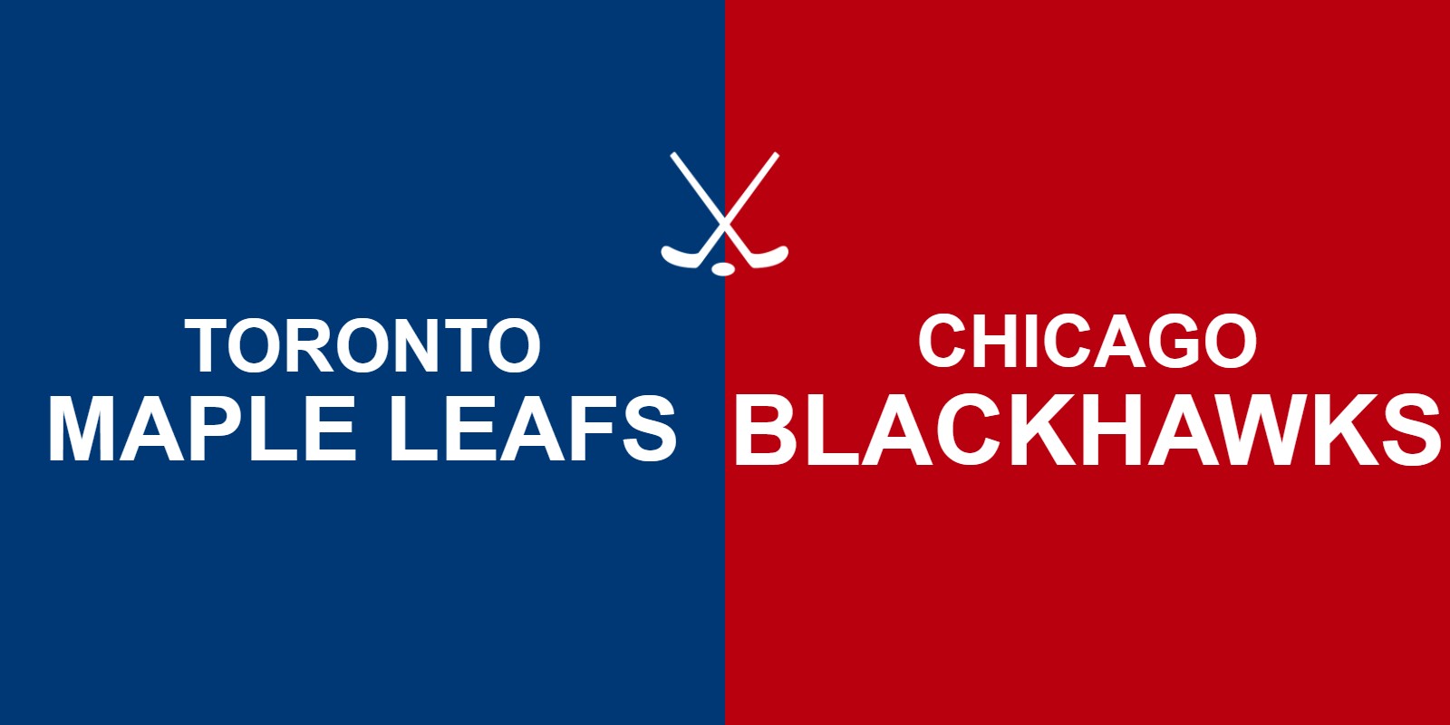 Maple Leafs vs Blackhawks