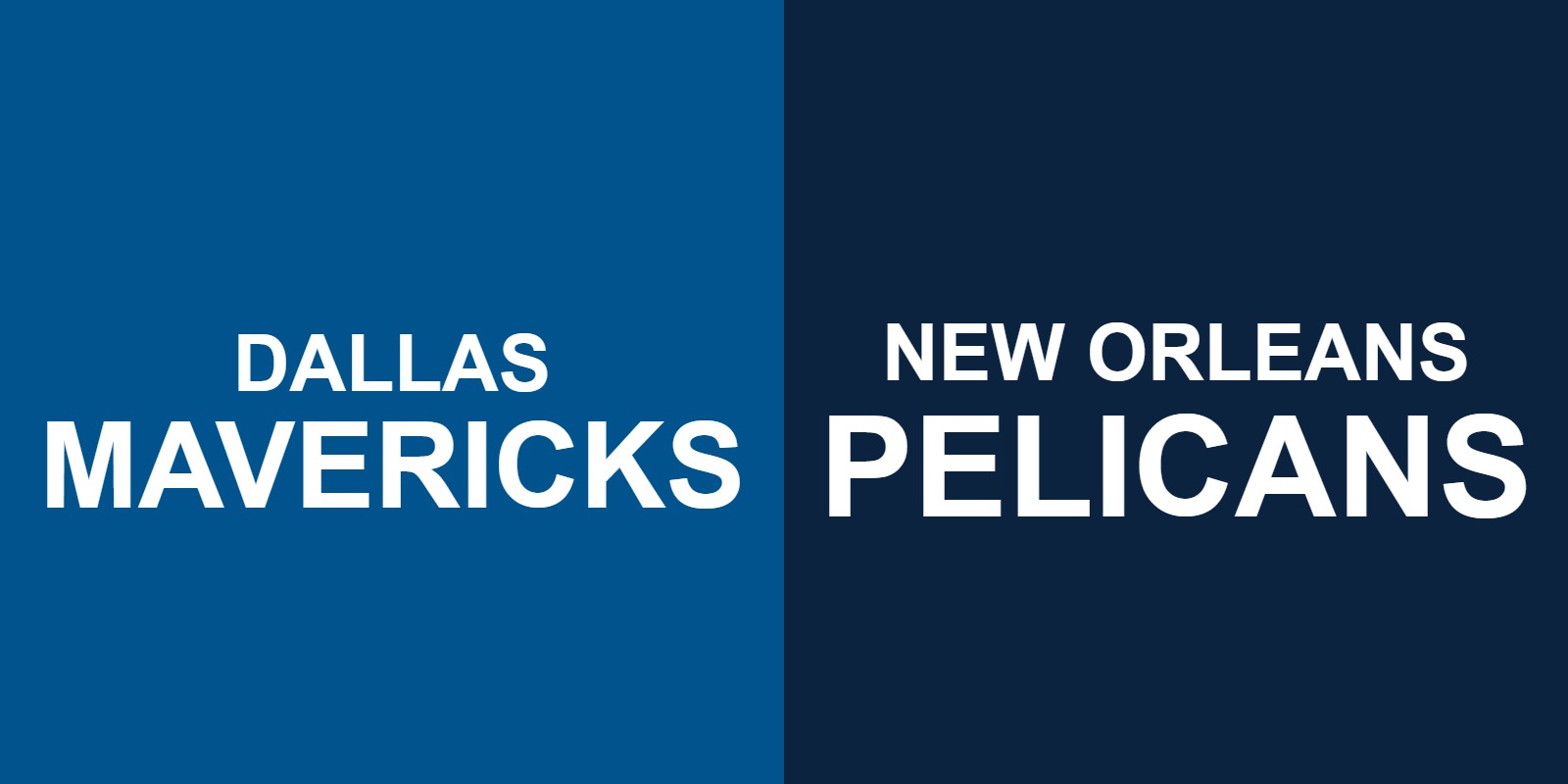 Mavericks vs Pelicans