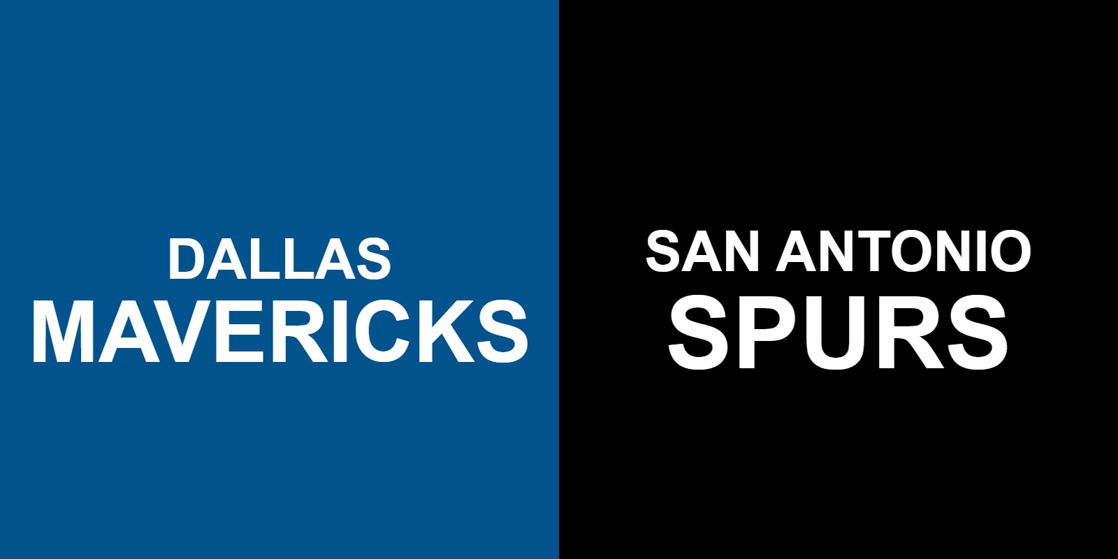 Mavericks vs Spurs