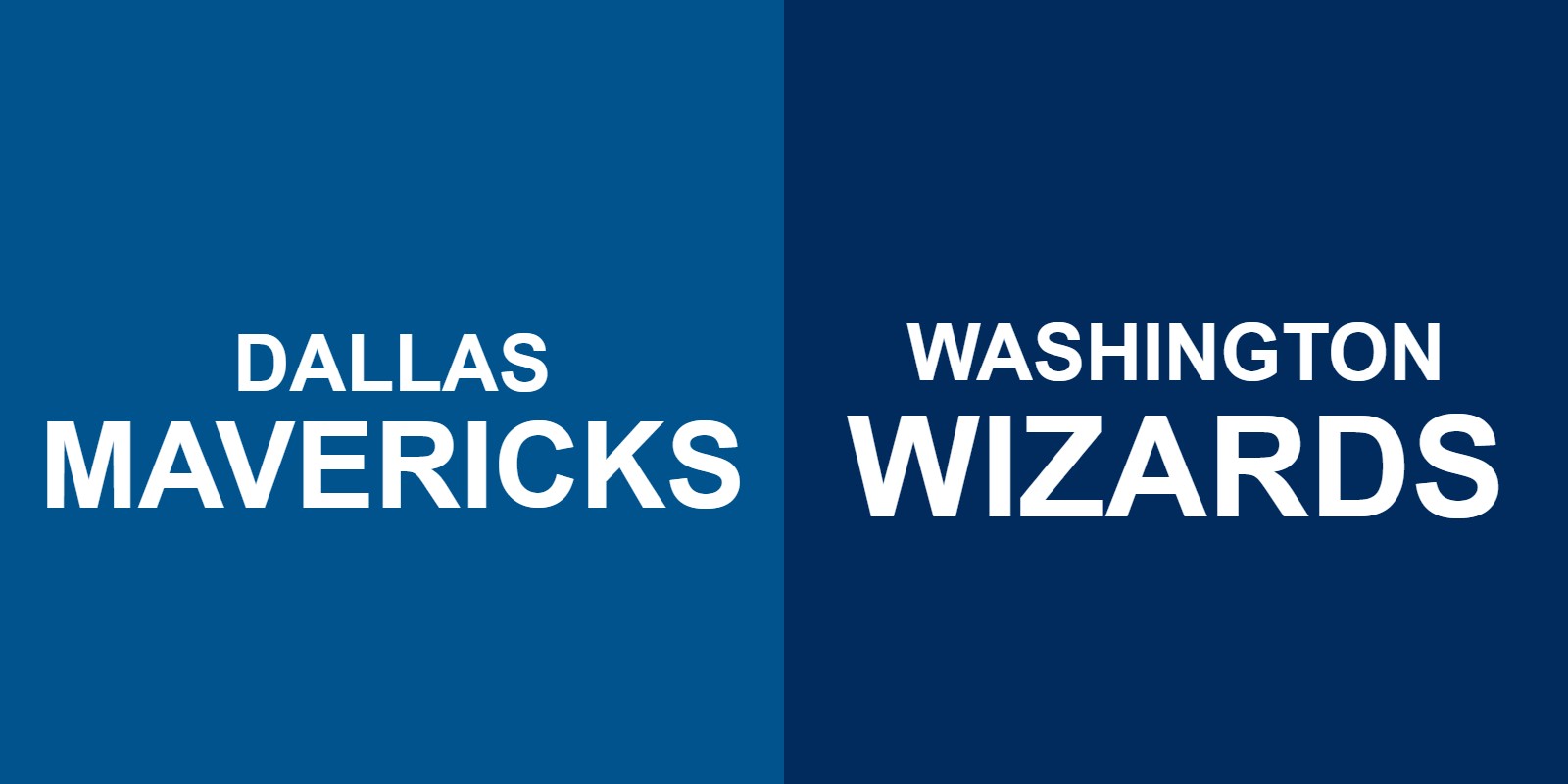 Mavericks vs Wizards