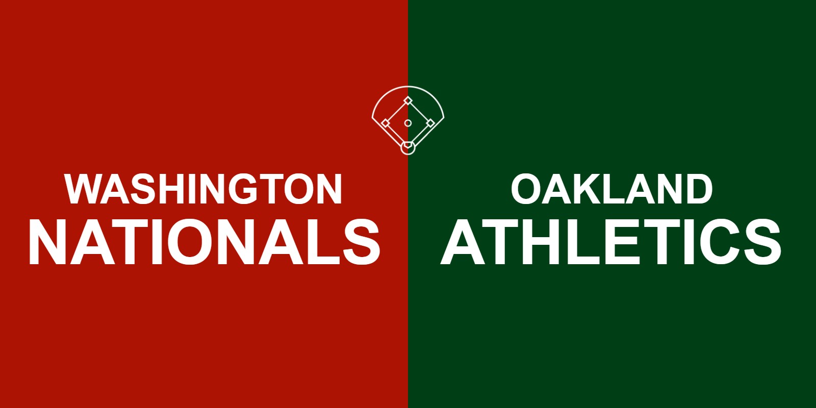 Nationals vs Athletics