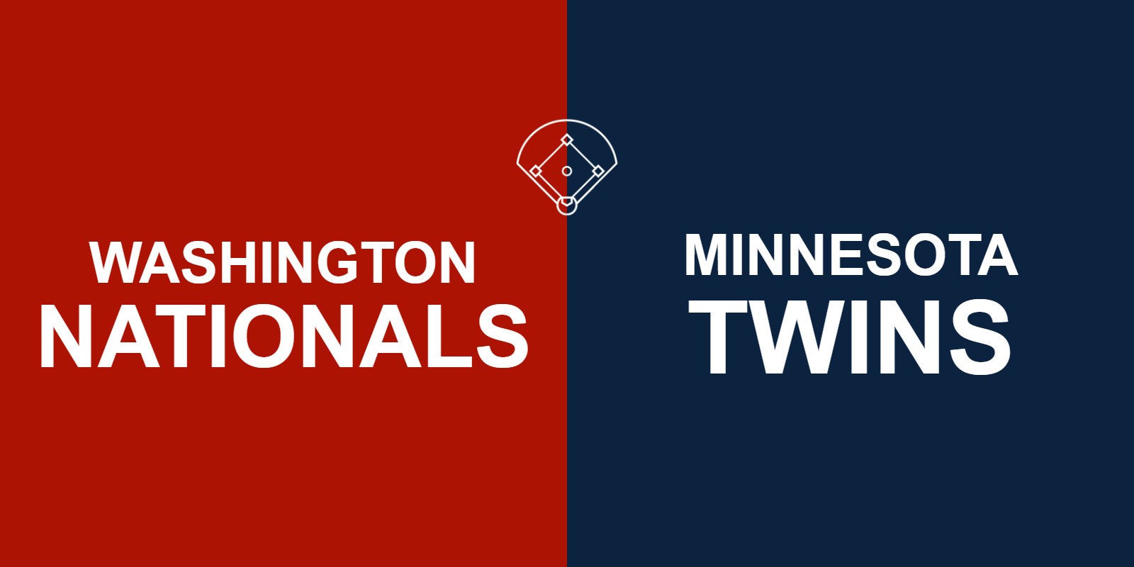 Nationals vs Twins