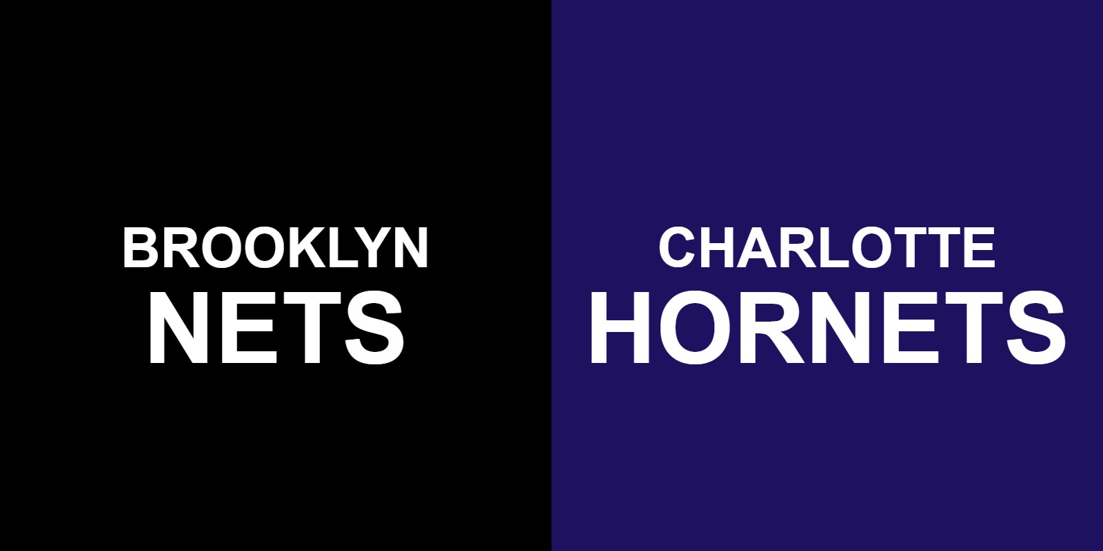 Nets vs Hornets