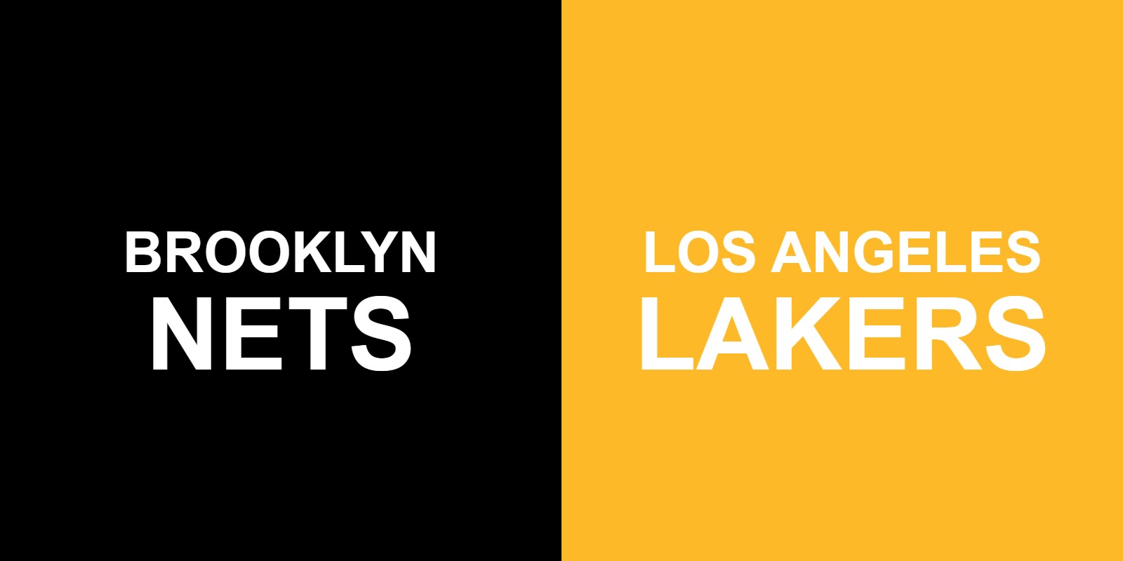 Nets vs Lakers