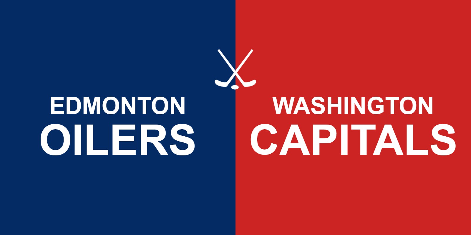 Oilers vs Capitals