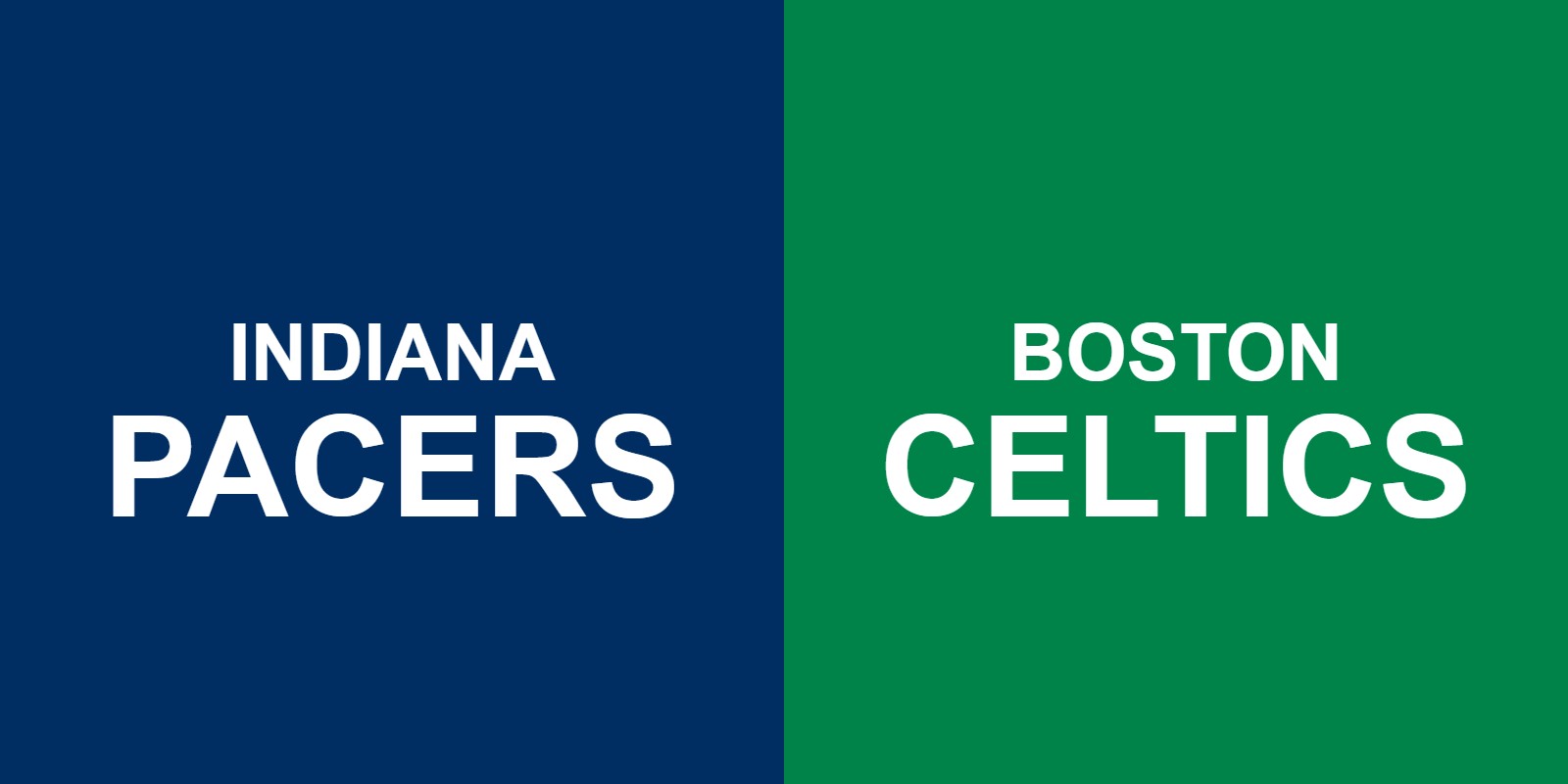 Pacers vs Celtics