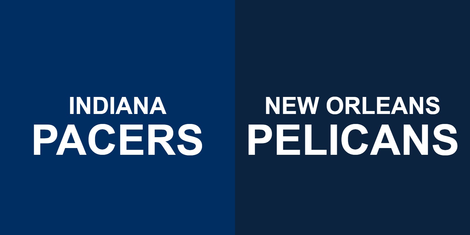 Pacers vs Pelicans