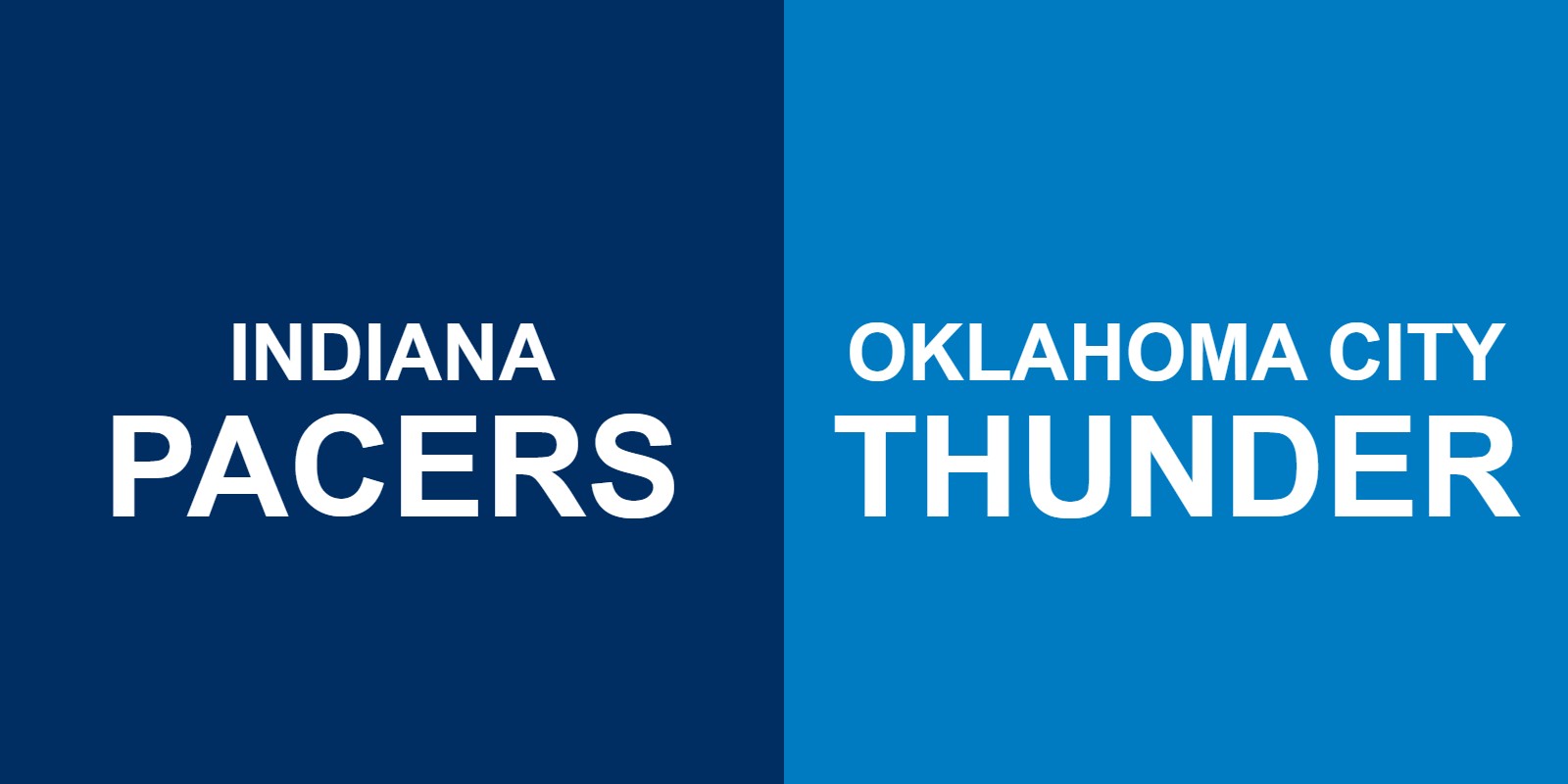 Pacers vs Thunder