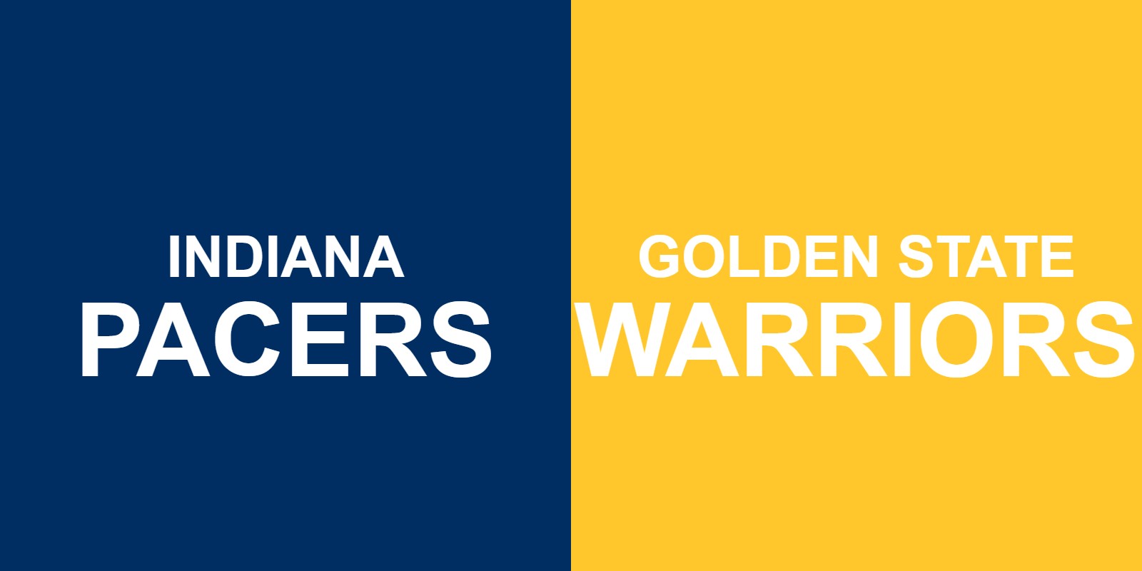 Pacers vs Warriors