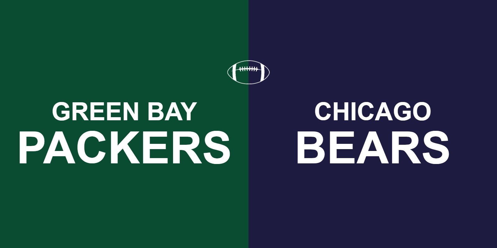 Packers vs Bears