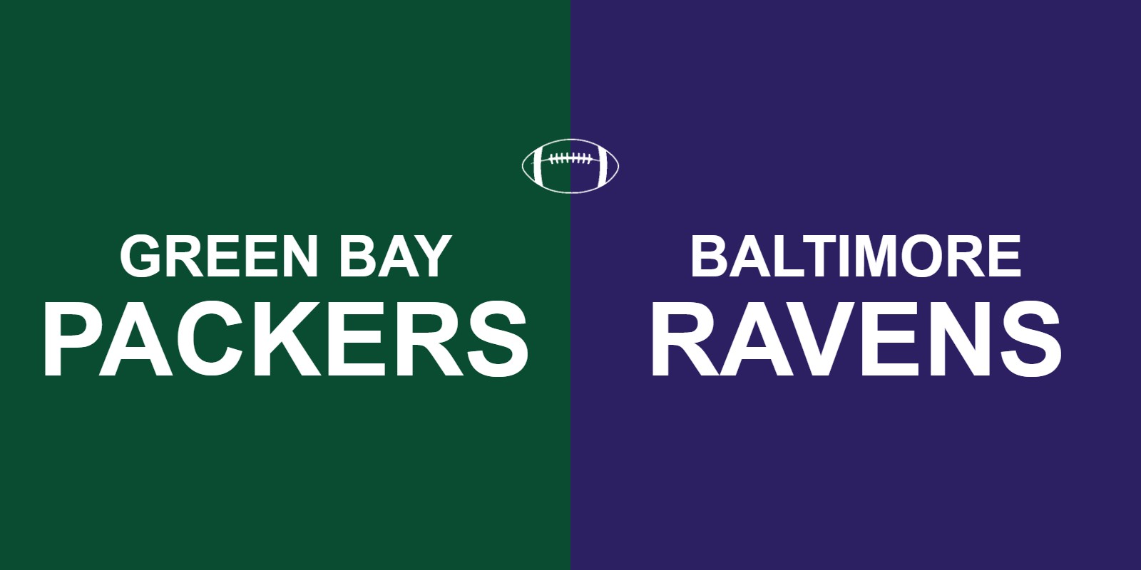 Packers vs Ravens