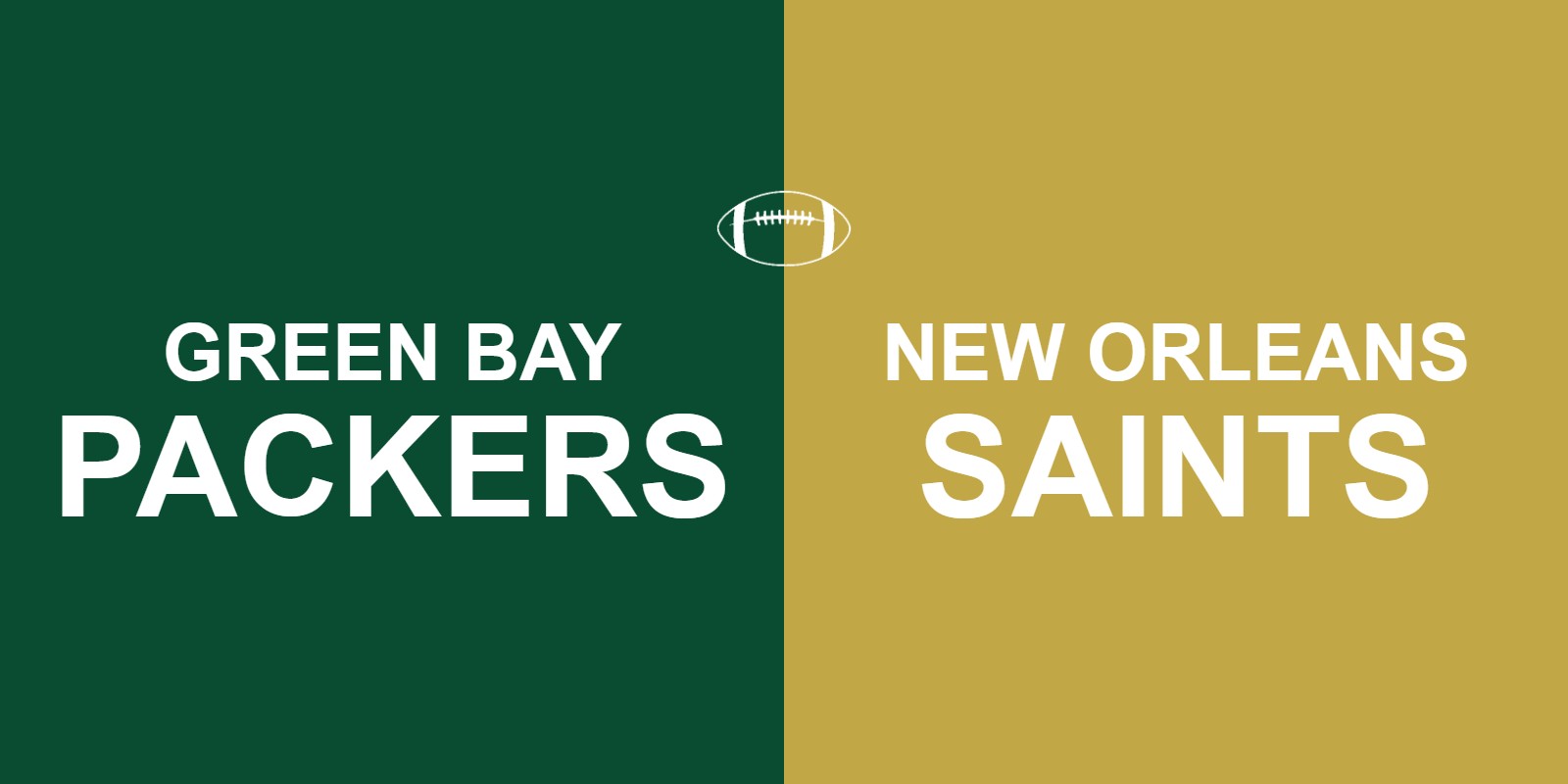 Packers vs Saints