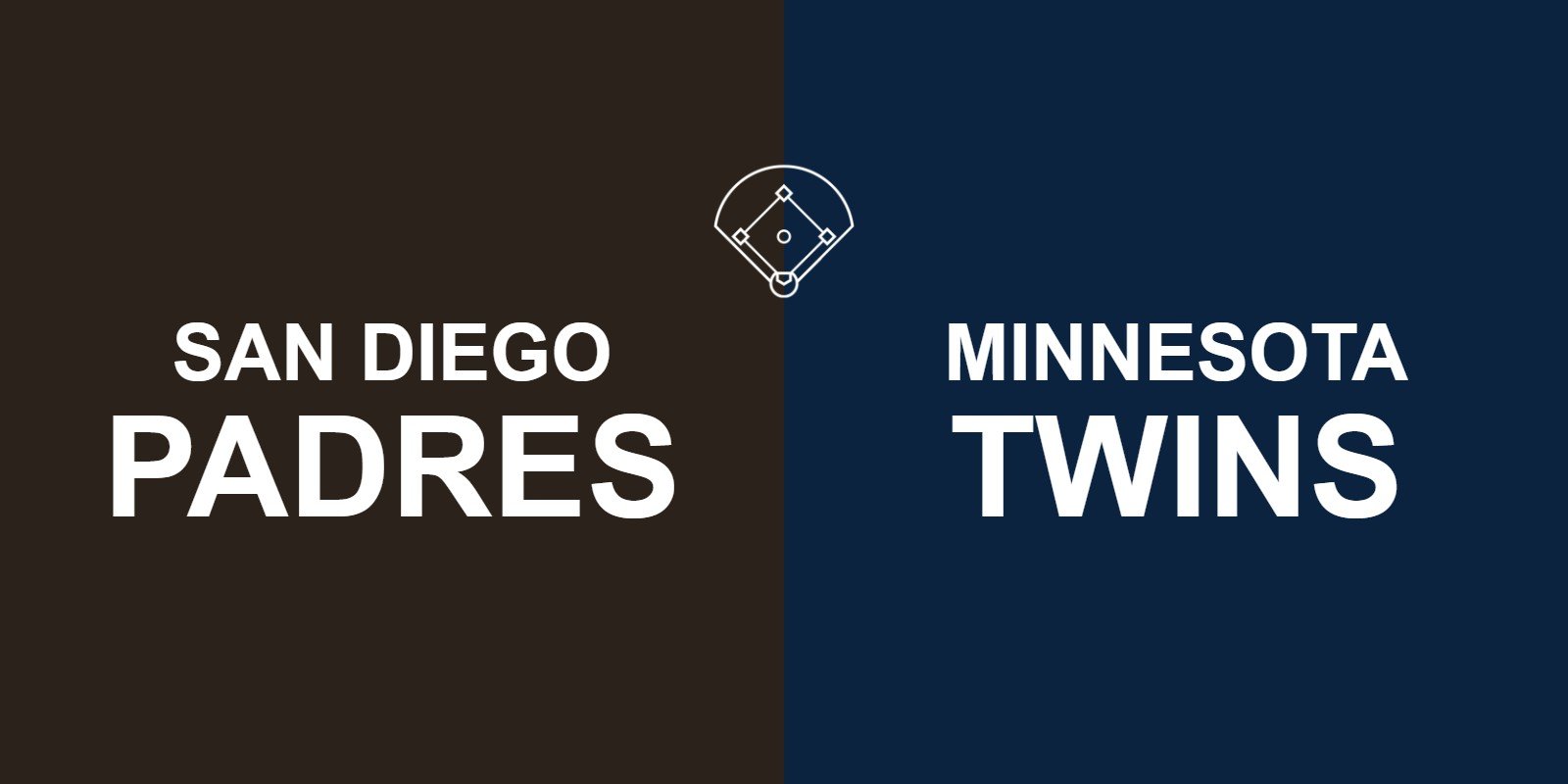 Padres vs Twins