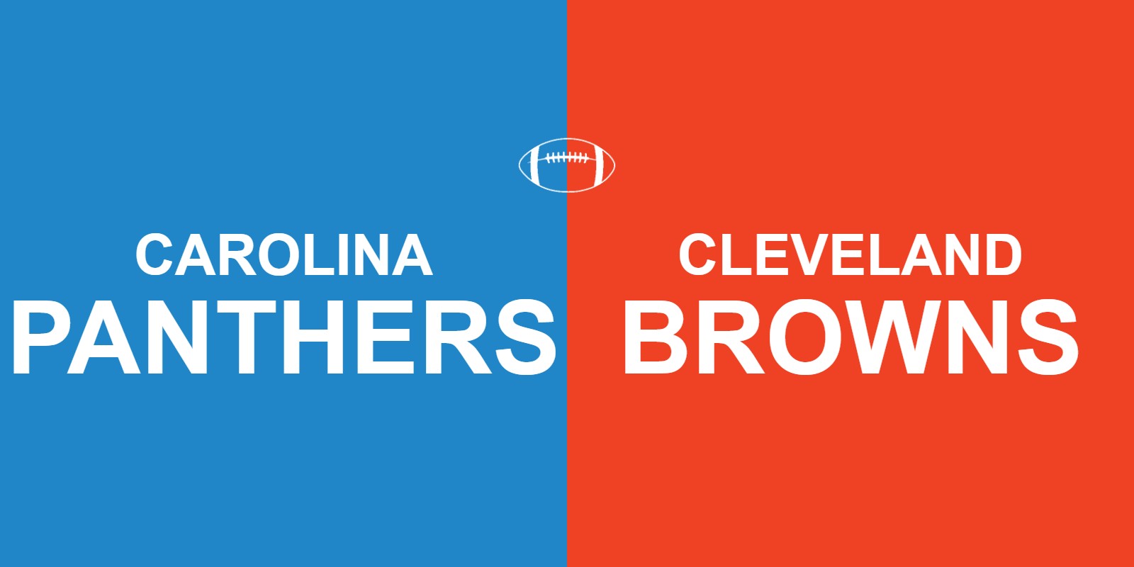 Panthers vs Browns
