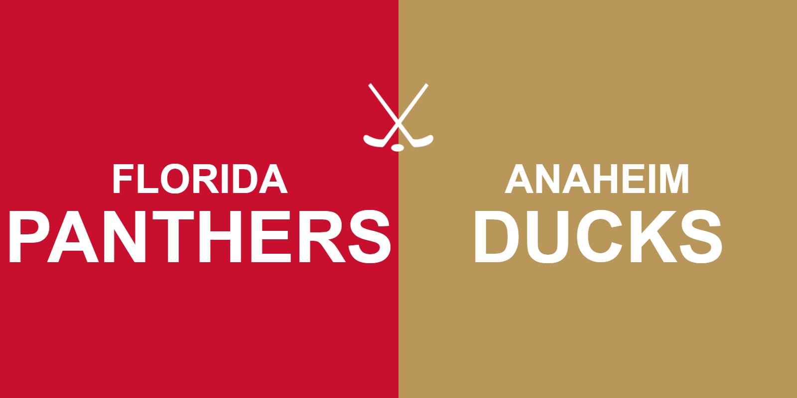 Panthers vs Ducks