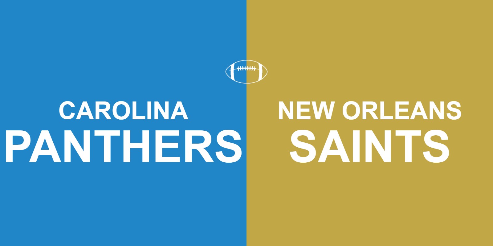 Panthers vs Saints