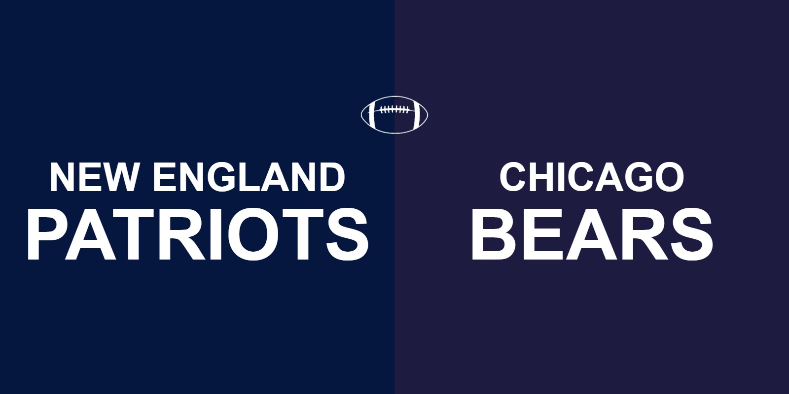 Patriots vs Bears