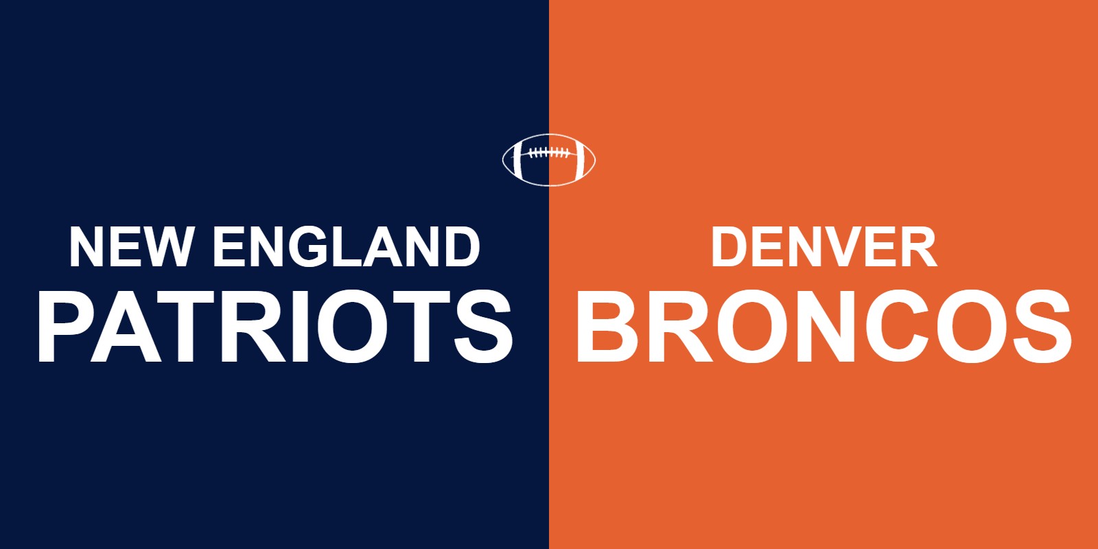 Patriots vs Broncos