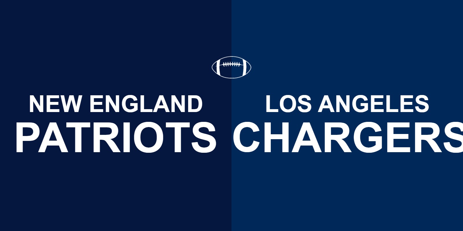 Patriots vs Chargers